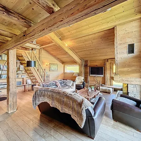 Chalet 5 Pres De Megeve Avec Vue Mont Blanc - Fr-1-560-148 Demi-Quartier